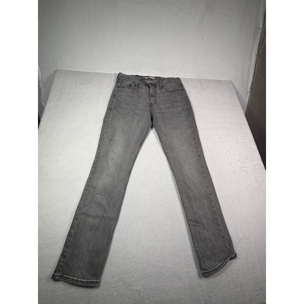 Signature Levi Strauss & Co Jeans Mens 36x32 Gray Slim Denim Jeans